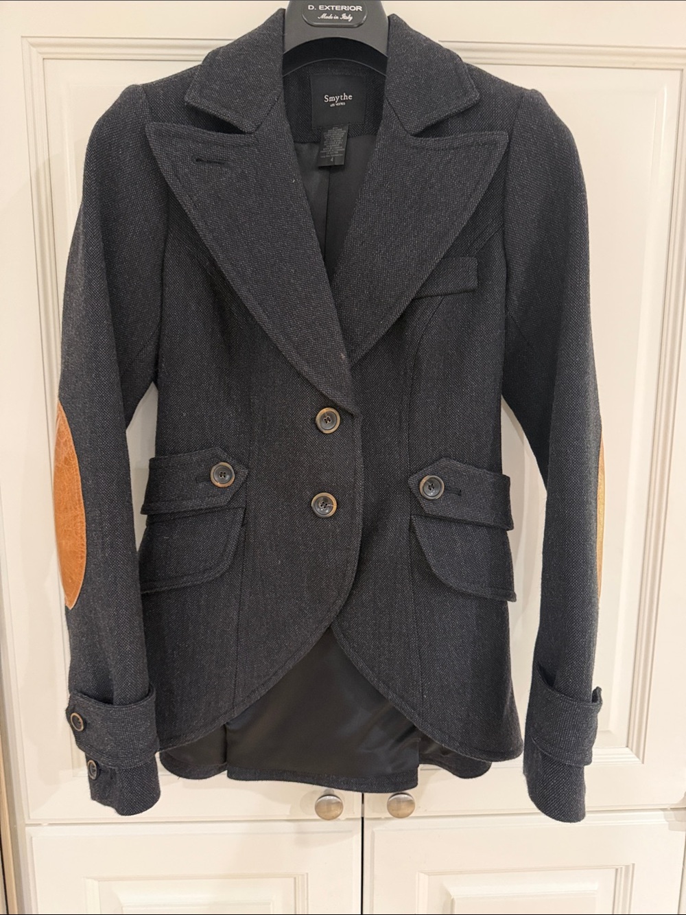 Smythe Classic Charcoal Riding Jacket   4